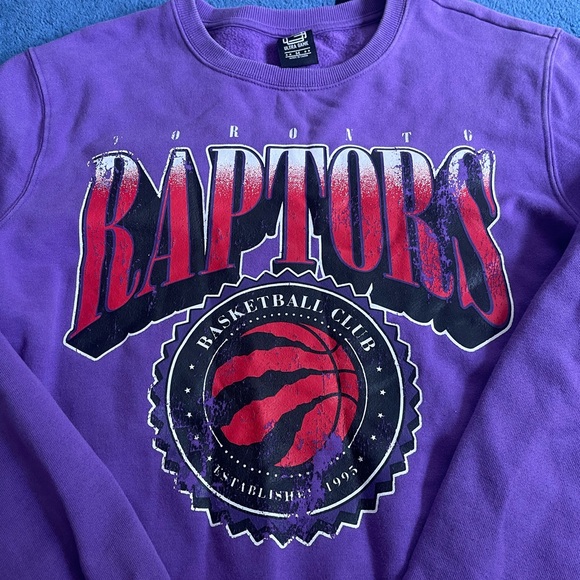 Toronto Raptors Purple Sweater - Picture 2 of 3